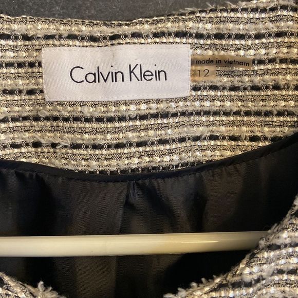 Calvin Cline Jaket size 12 P. Super classy and elegant! Good condition! - Picture 3 of 13